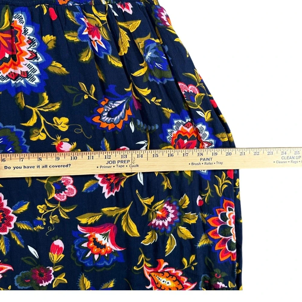 Old Navy NWT Women's S Small Boho Floral Dress Peasant Gypsy Swing Midi - Picture 10 of 15